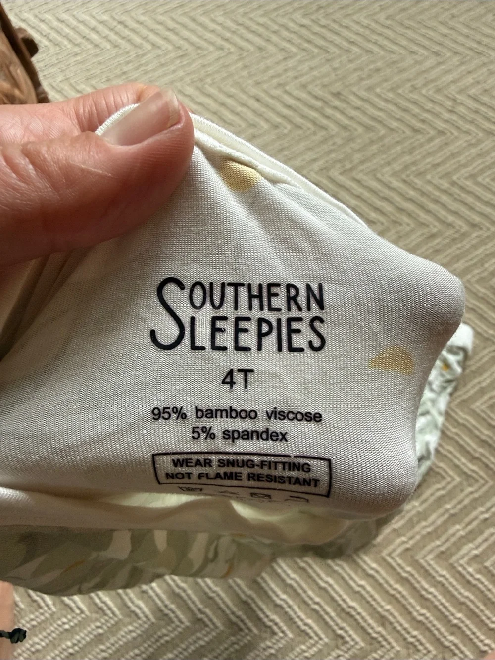 Southern Sleepies size 4T pajamas